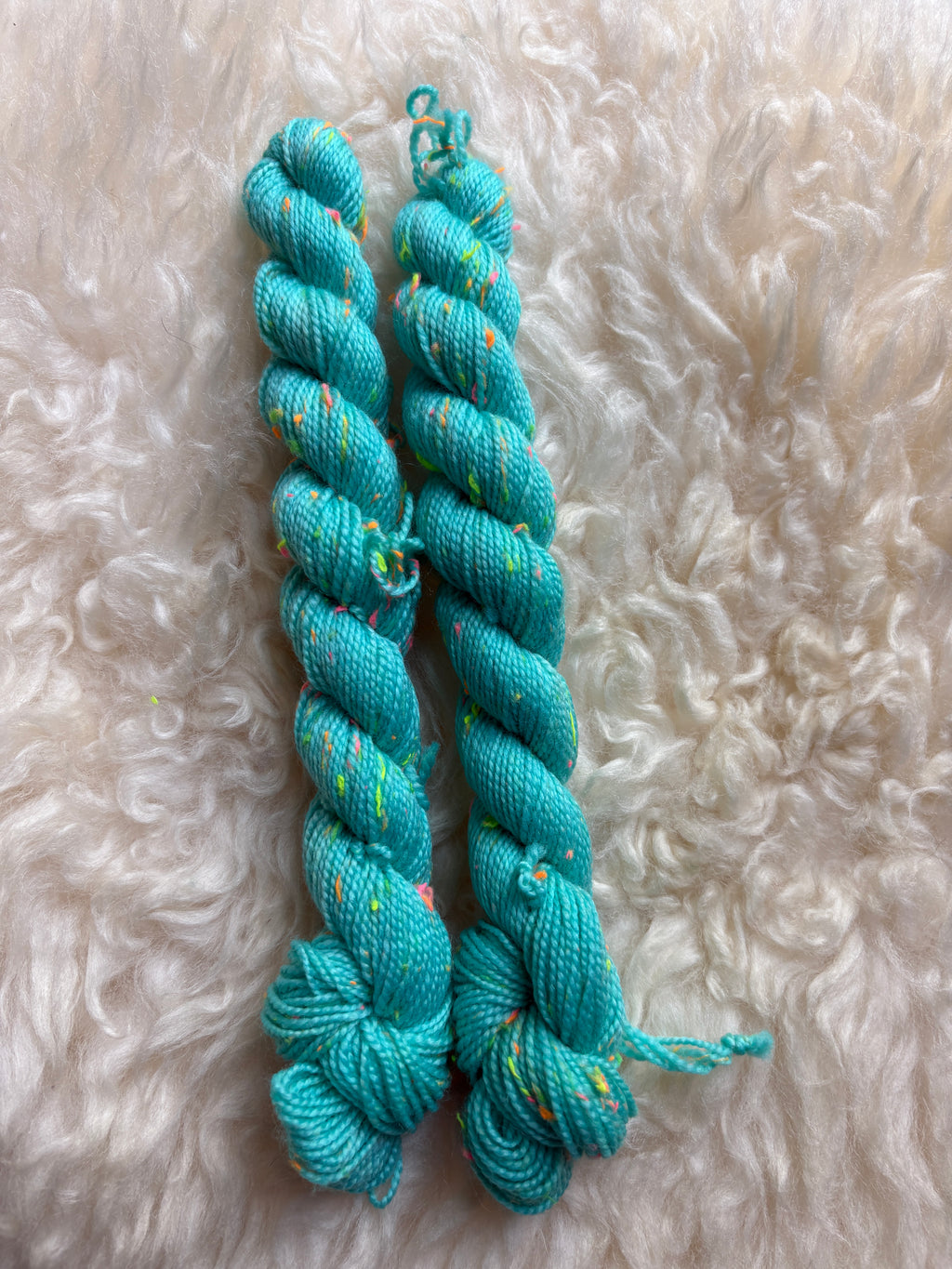 Neon Tweed Sock Mini Skeins - Ready to Ship